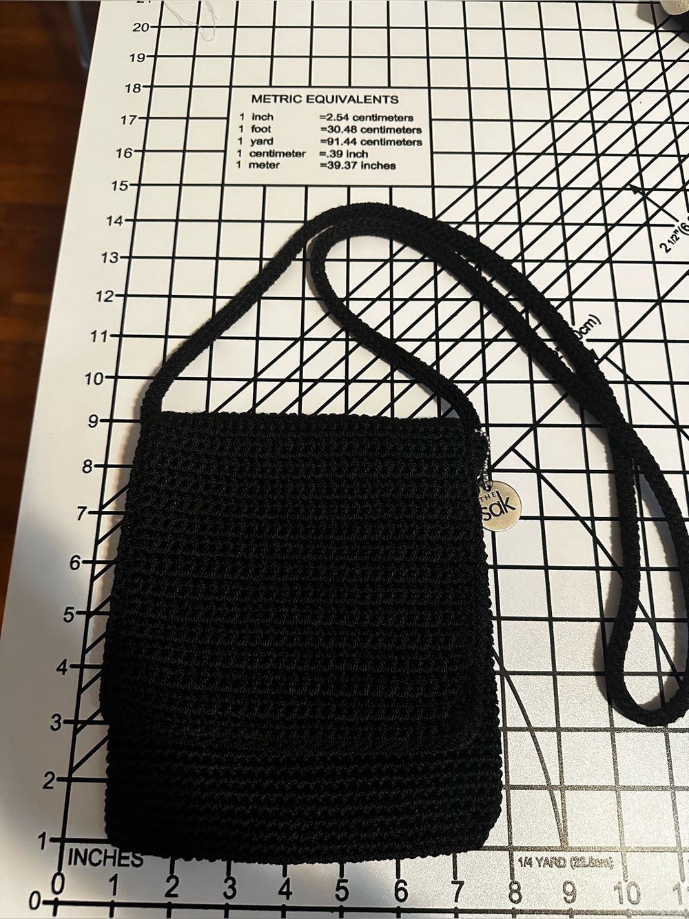 The Sak Black Hand-Knit Crossbody Purse - Picture 6 of 6